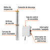 102976 BOS-1-1/2LM-2 Bomba sumergible tipo bala, 1-1/2HP, agrícola, 220V, TRUPER