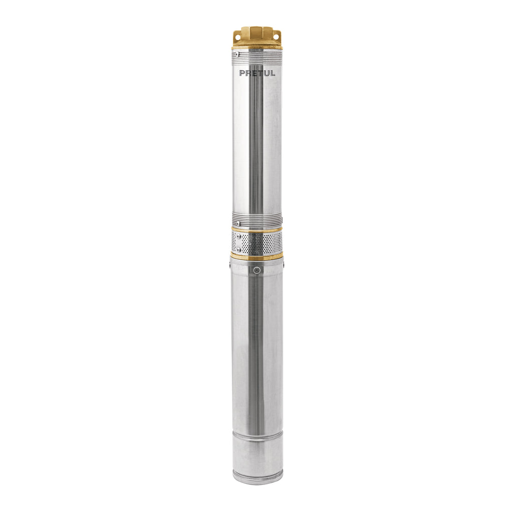 28202 BOS-1-1/2LMP Bomba sumergible tipo bala, 1-1/2HP, uso agrícola, PRETUL