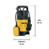 27199 BOS-1-1/2SPP Bomba sumergible plástica, 1-1/2 HP para agua sucia, Pretul