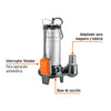Bomba sumergible acero inox./hierro, a.sucia, 1HP, TRUPER