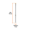 102979 BOS-5-1/2LM-2 Bomba sumergible tipo bala, 5-1/2HP, agrícola, 220V, TRUPER