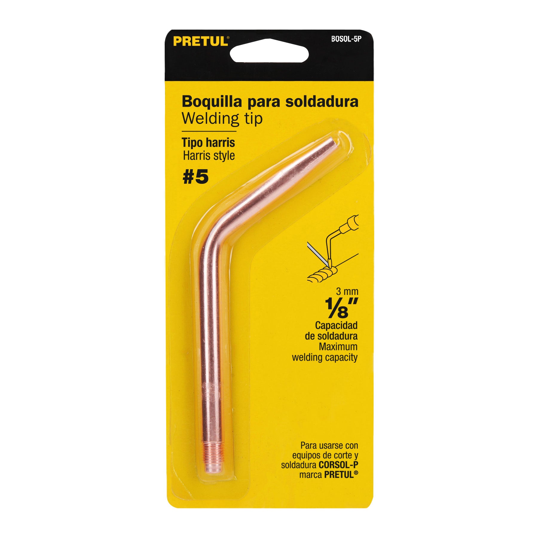 Pretul BOSOL-5P Boquilla para soldar # 5, Pretul