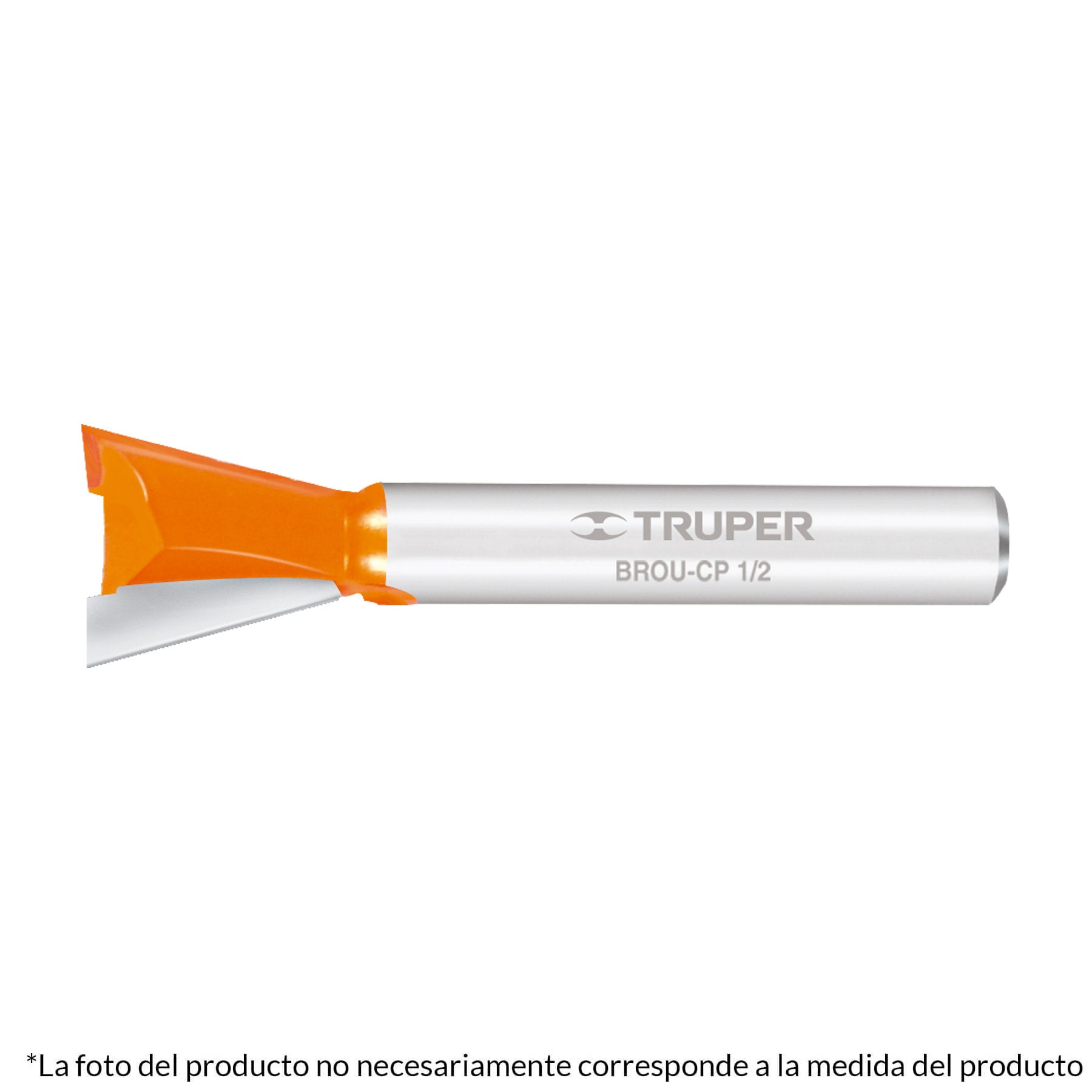 Truper BROU-CP5/16 Broca para router, cola de pato, 5/16'