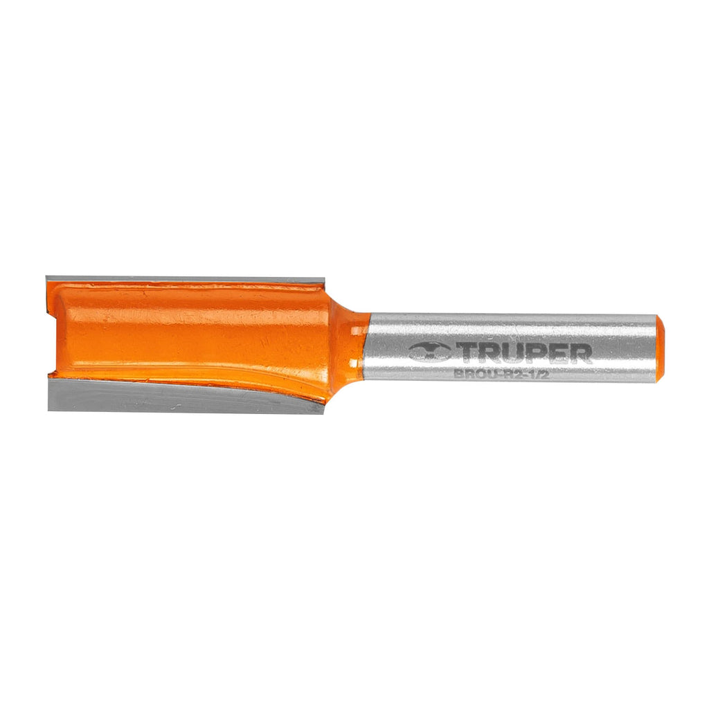 Truper BROU-R2-1/2 Broca para router, recta 2 filos, 1/2'