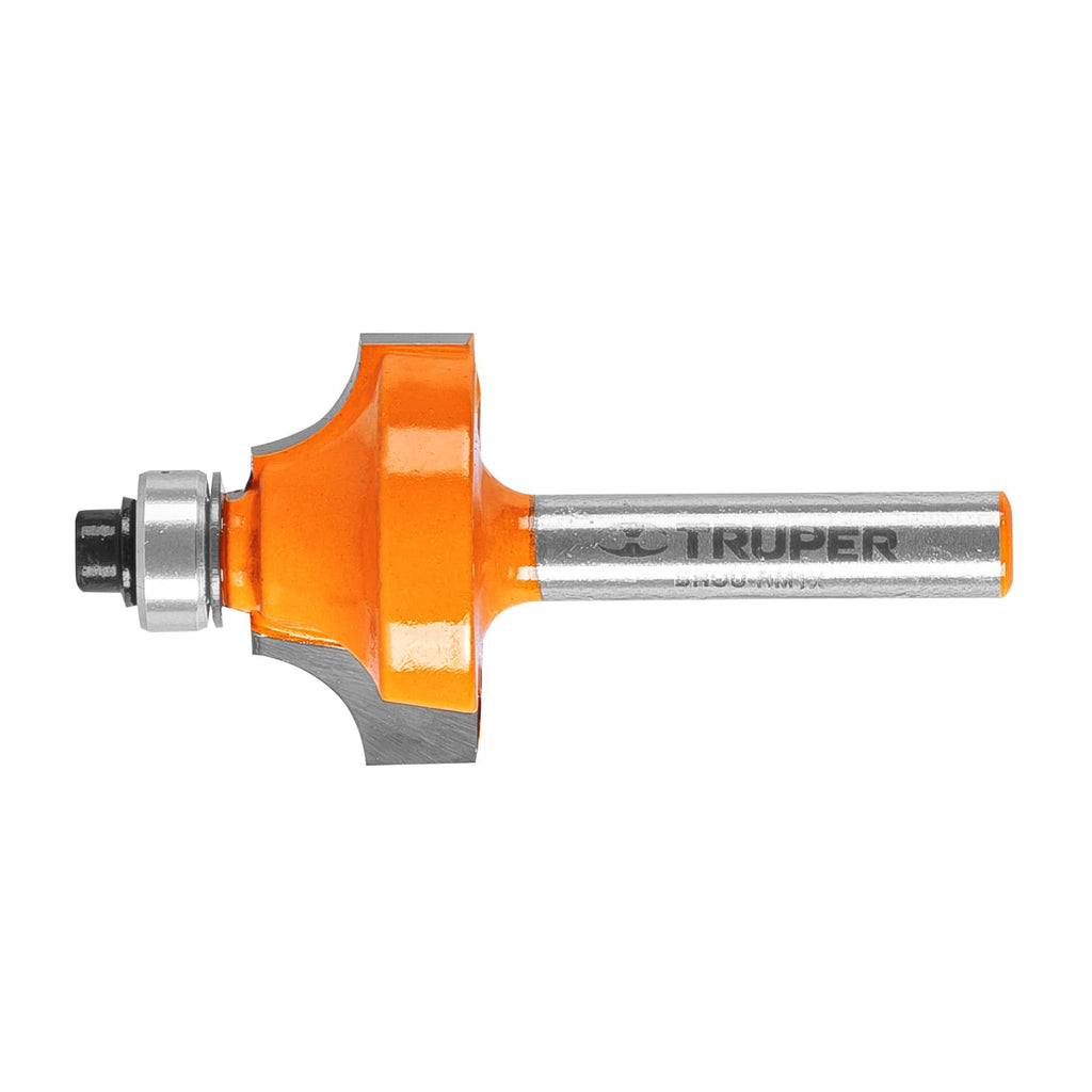 Truper BROU-RM1X Broca para router, redondeado con moldura, 1' con balero