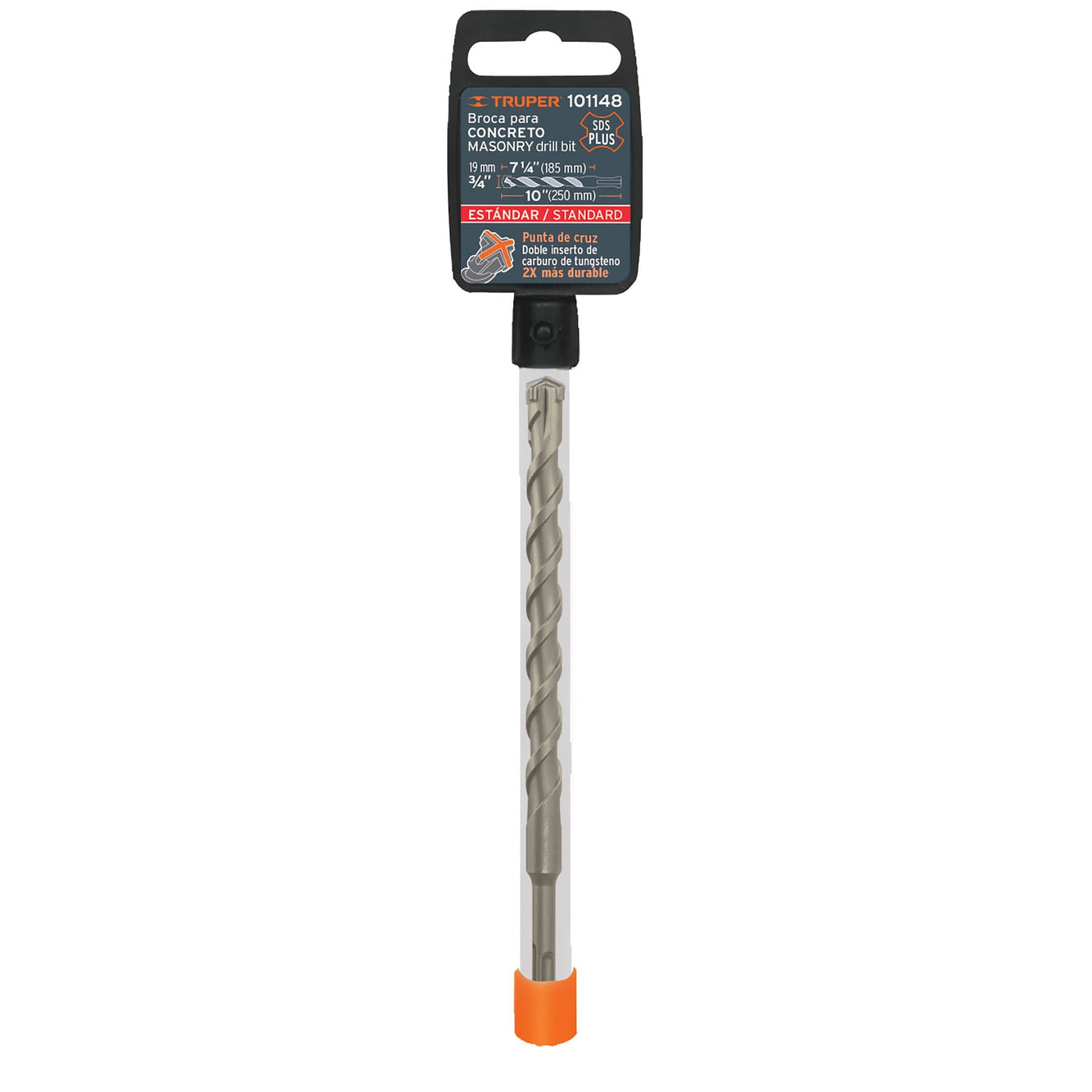 Truper BS-3/4X10 Broca SDS Plus 3/4 x 10'