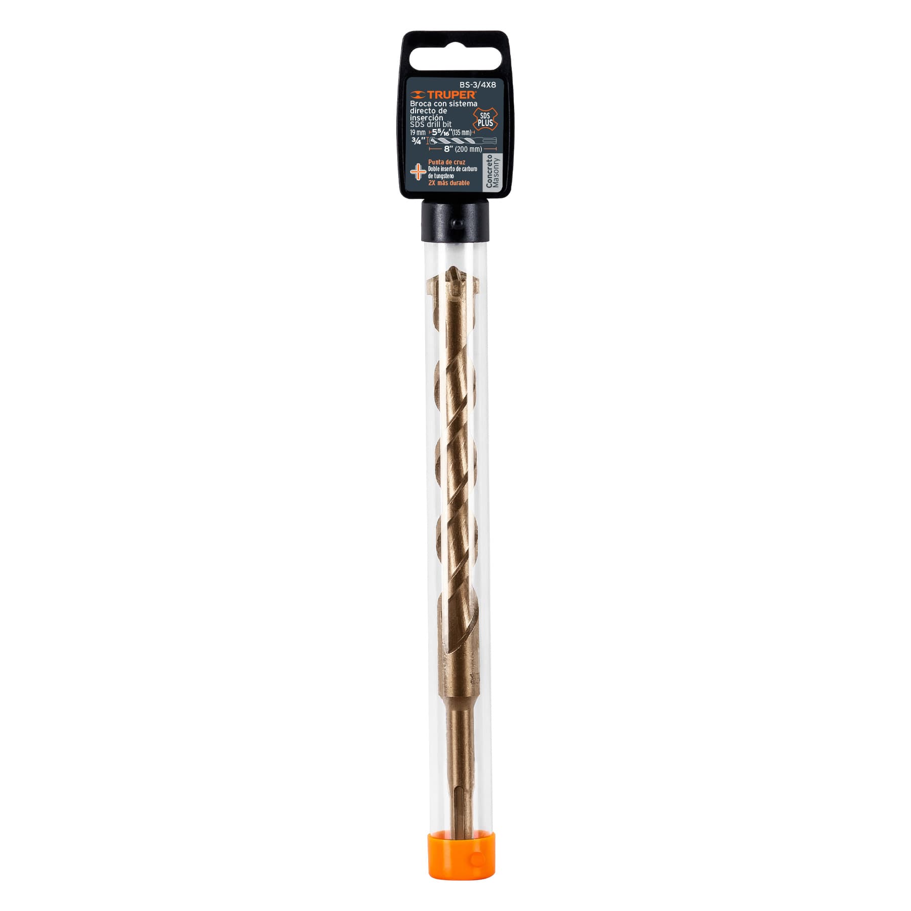 Truper BS-3/4X8 Broca SDS Plus 3/4 x 8'