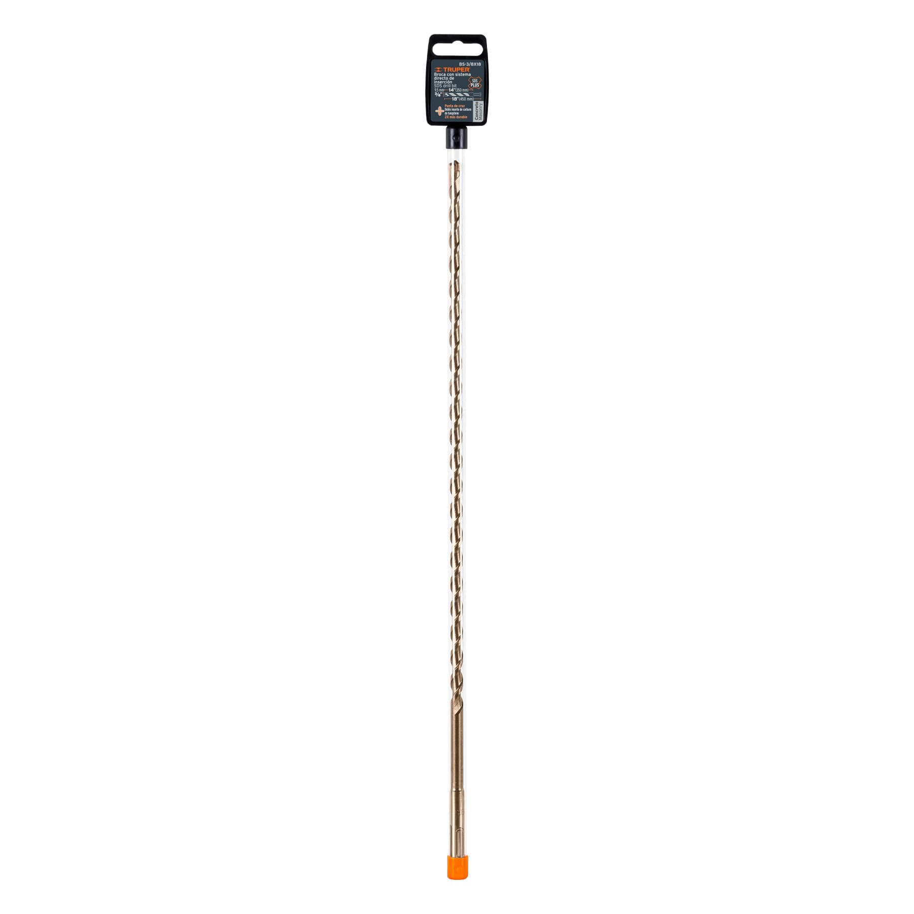 Truper BS-3/8X18 Broca SDS Plus 3/8 x 18'