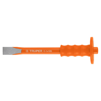 Truper C-1X12G Cincel de corte frío, 1 X 12', con grip