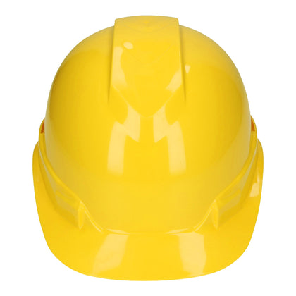 Truper CAS-AI Casco de seguridad ventilado, ajuste de matraca, amarillo
