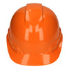 Truper CAS-NI Casco de seguridad ventilado, ajuste de matraca, naranja