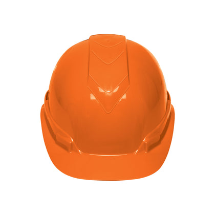 Truper CAS-N Casco de seguridad, ajuste de matraca, naranja