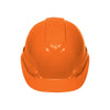 Truper CAS-N Casco de seguridad, ajuste de matraca, naranja