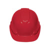 Truper CAS-RI Casco de seguridad ventilado, ajuste de matraca, rojo