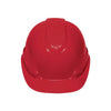 Truper CAS-RI Casco de seguridad ventilado, ajuste de matraca, rojo