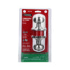 Hermex CEPO-32B Cerradura tipo oval para baño, cromo mate