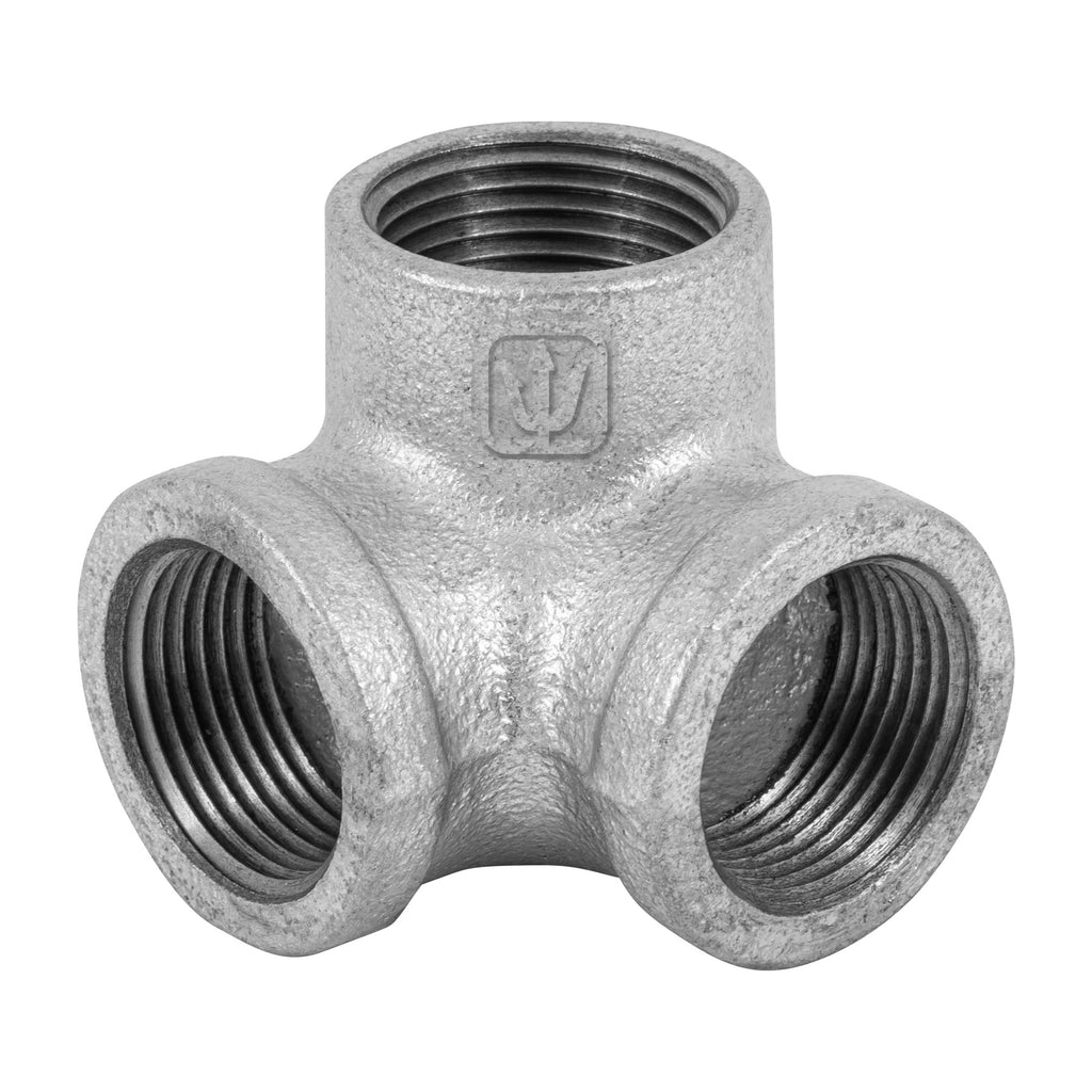 Foset CG-513 Codo rincón acero galvanizado de 1'