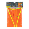 Truper CHS-700NA Chaleco de seguridad para arnés, alta visibilidad, naranja