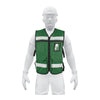 Truper CHS-900V Chaleco brigadista con cintas reflejantes, color verde