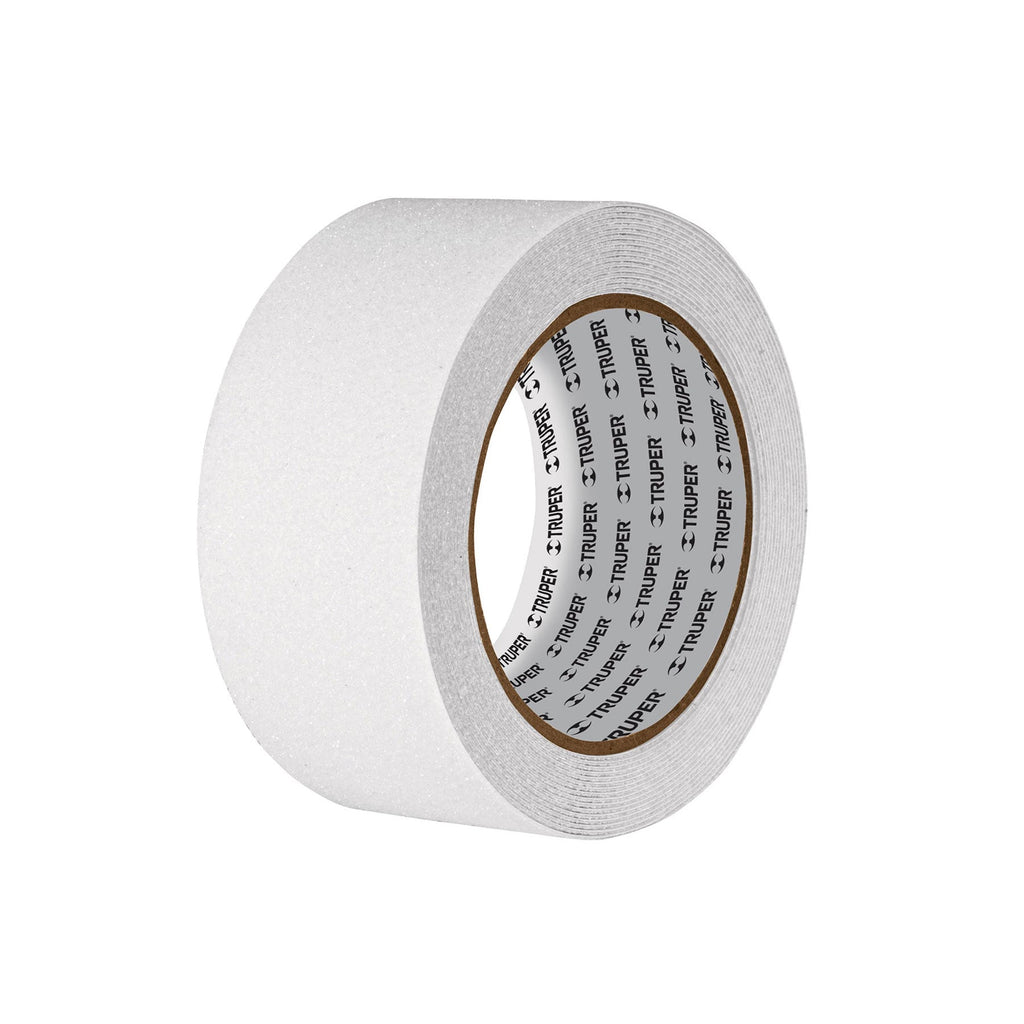 Truper CIA-25B Rollo de 5m de cinta antiderrapante blanca 50mm con abrasivo