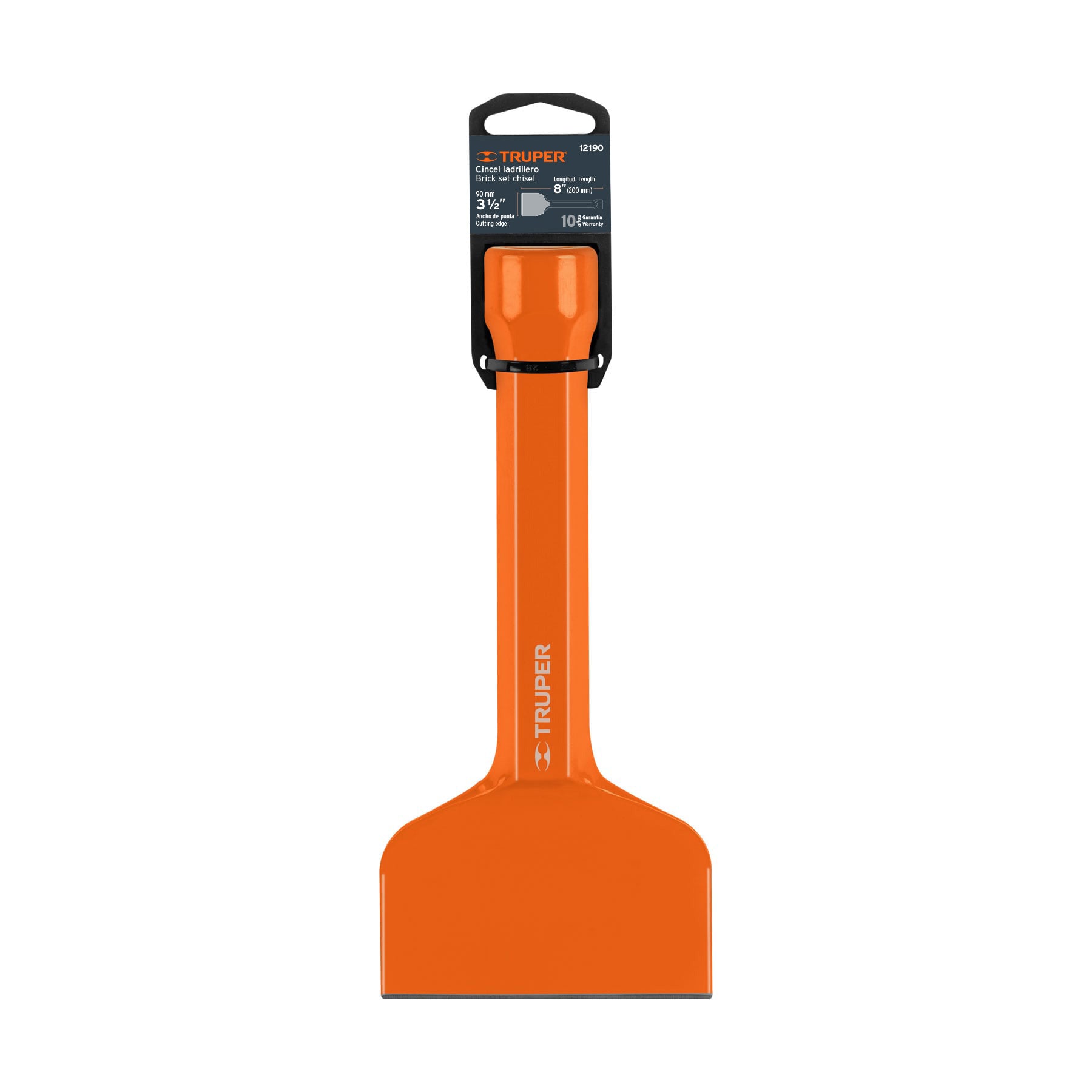 Truper CL-3-1/2X8 Cincel ladrillero, 3-1/2 X 8'