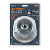 Truper CO-512MR Carda copa 5' alambre ondulado fino, Multi-rosca
