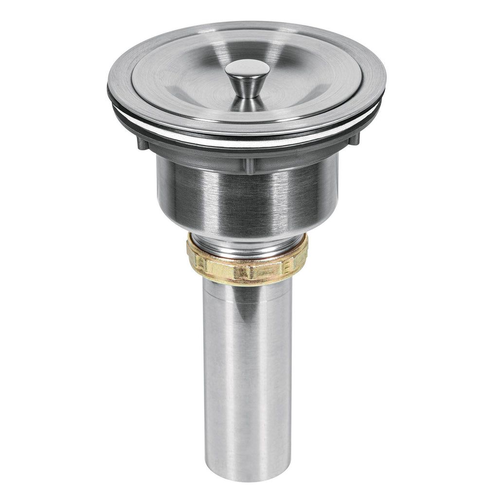 Foset CO-812 Contracanasta 3-1/2' de acero inoxidable con tapa