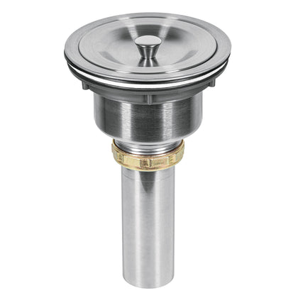 Foset CO-812 Contracanasta 3-1/2' de acero inoxidable con tapa