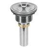 Foset CO-812 Contracanasta 3-1/2' de acero inoxidable con tapa