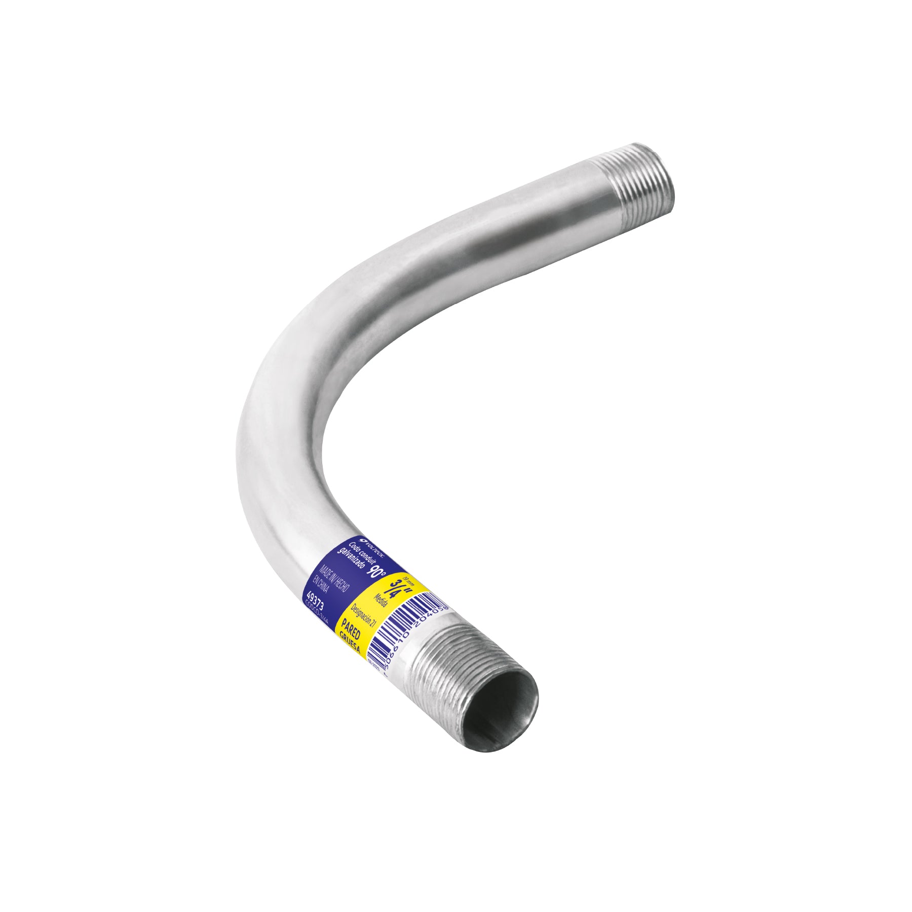 Bolsa de 10 codos Conduit de 3/4" galv. et. Amarilla