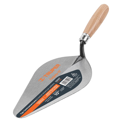 Truper CT-10C Cuchara para albañil 10' forjada tipo Centroamericana, Truper