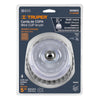 Truper CT-612MR Carda copa 5' alambre trenzado fino, Multi-rosca, Truper