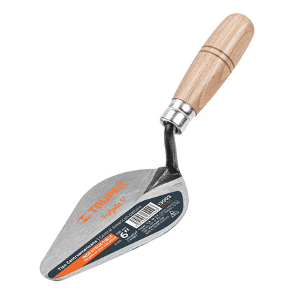 Truper CT-6C Cuchara para albañil 6' forjada tipo Centroamericana