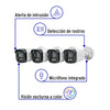 CTV-KIT-4A Kit video vigilancia, 4 canales, 4 cámaras, 5MP, Disco 1TB
