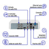 CTV-KIT-4A Kit video vigilancia, 4 canales, 4 cámaras, 5MP, Disco 1TB
