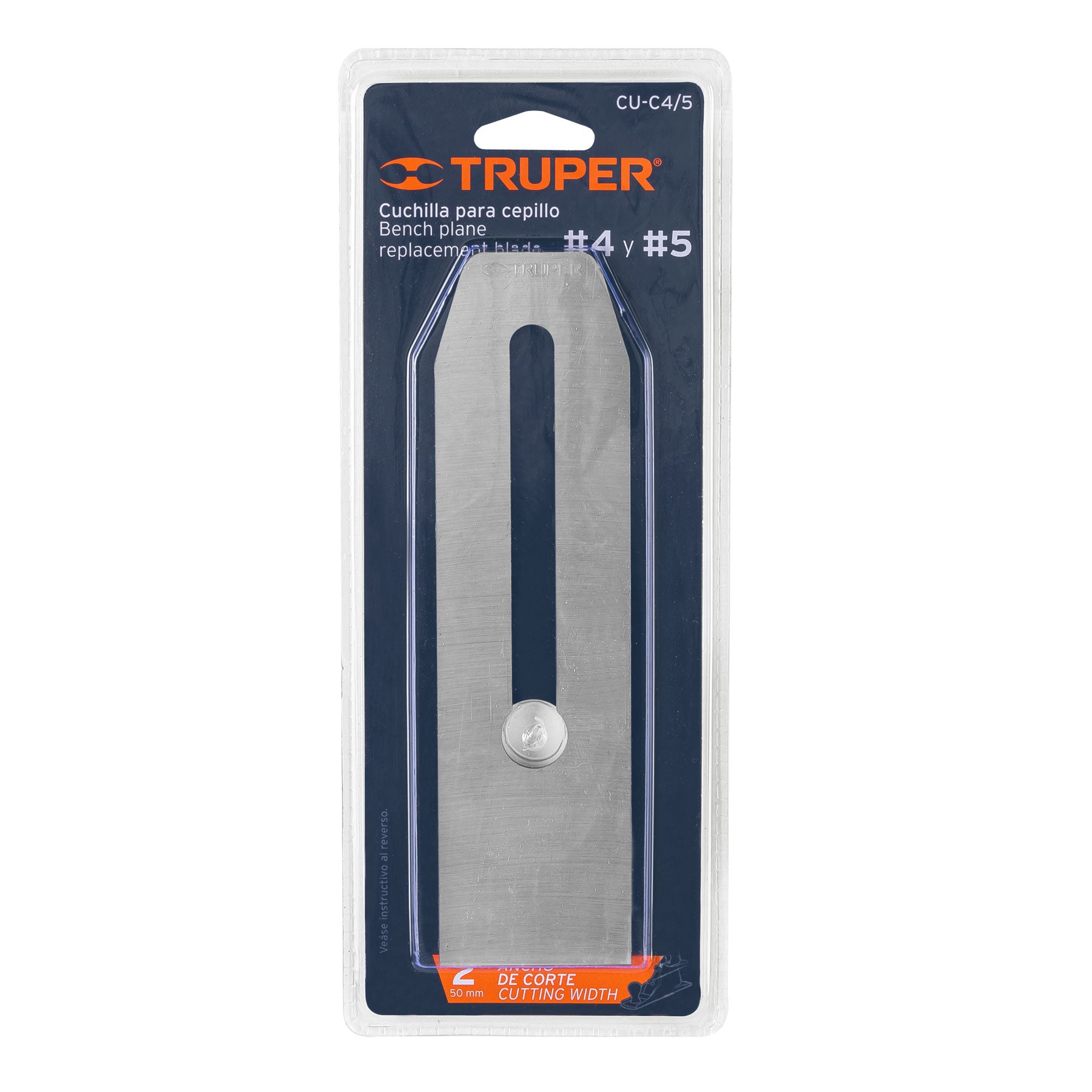 Truper CU-C4/5 Cuchilla para cepillo de carpintero # 4 y # 5