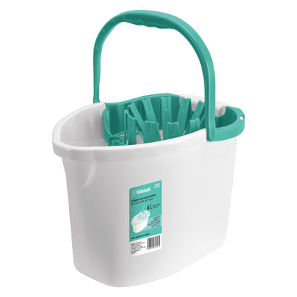 Klintek CUBE-8E Cubeta plástica con exprimidor, 8L