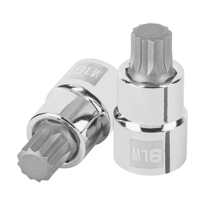 Truper D-1216-BC Dado punta corta bristol M16, cuadro 1/2'