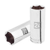 Truper D-1224-ML Dado largo de 24 mm, 6 puntas, cuadro 1/2'