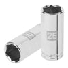 Truper D-1225-ML Dado largo de 25 mm, 6 puntas, cuadro 1/2'