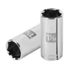 Truper D-1234-HL Dado largo de 1-1/16', 6 puntas, cuadro 1/2'
