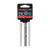 Truper D-1236-EL Dado de 12 puntas, largo, cuadro 1/2' de 1-1/8'