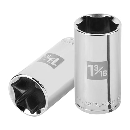 Truper D-1238-HL Dado largo de 1-3/16', 6 puntas, cuadro 1/2'