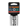 Truper D-1238-H Dado de 1-3/16', 6 puntas, cuadro 1/2'