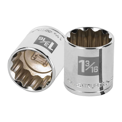 Truper D-1238 Dado de 1-3/16', 12 puntas, cuadro 1/2'