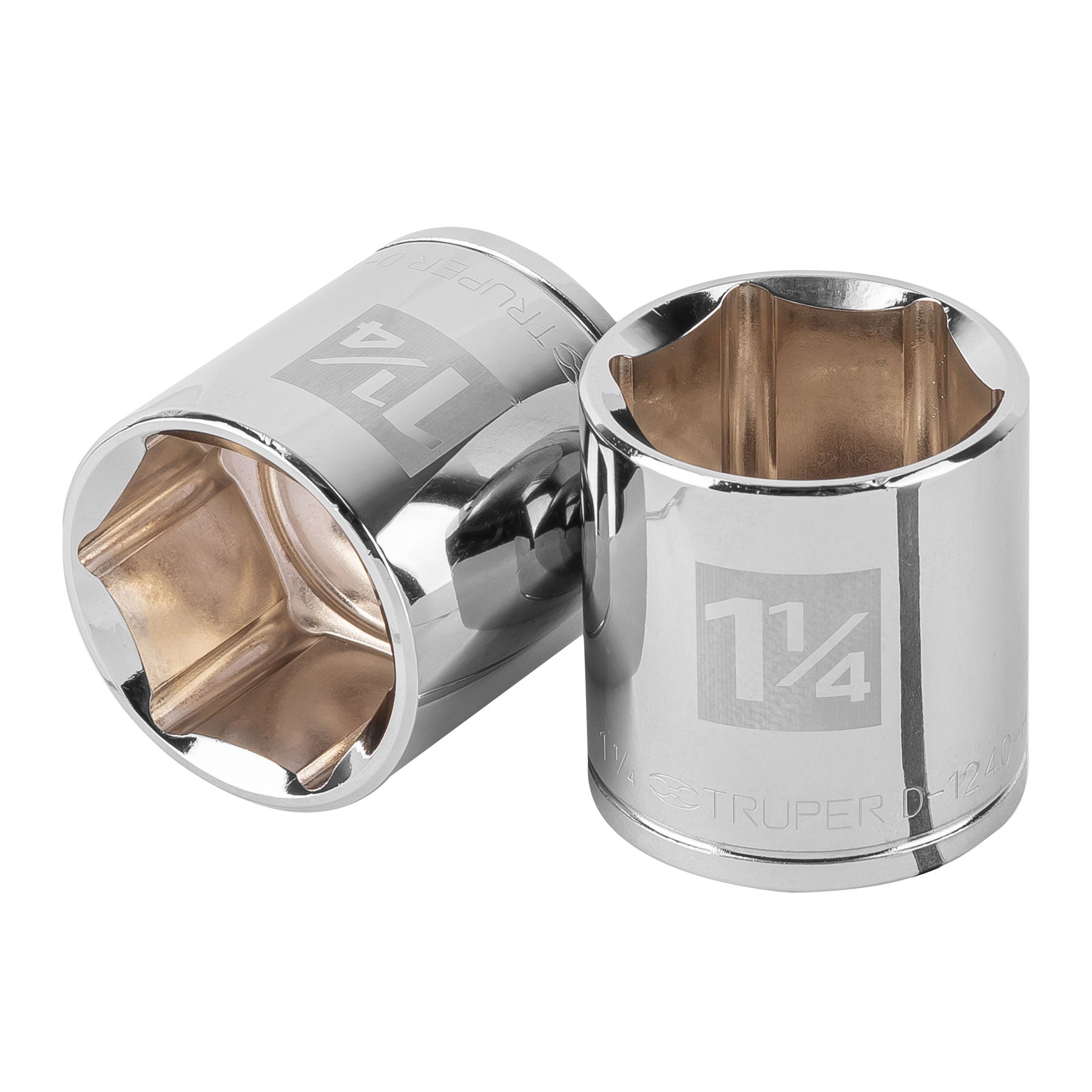 Truper D-1240-H Dado de 1-1/4', 6 puntas, cuadro 1/2'