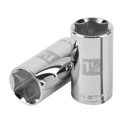 Truper D-1240-HL Dado largo de 1-1/4', 6 puntas, cuadro 1/2'