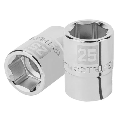 Truper D-3425-M Dado de 25 mm, 6 puntas, cuadro 3/4'