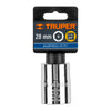 Truper D-3428-M Dado de 28 mm, 6 puntas, cuadro 3/4'