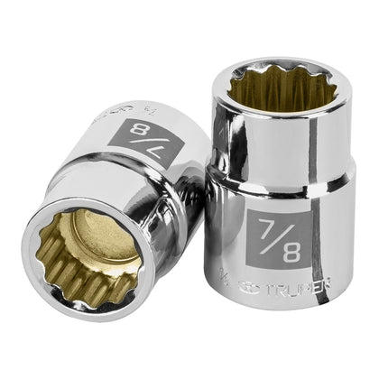 Truper D-3428 Dado de 7/8', 12 puntas, cuadro 3/4'